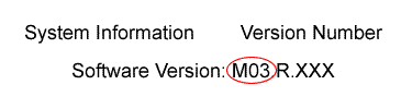 Firmware Version