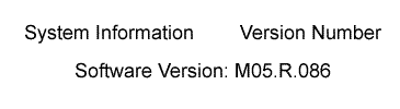 Firmware Version
