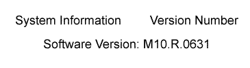 Firmware Version