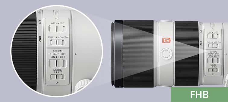 SEL70200GM Specifications | Camera Lenses | Sony United Kingdom